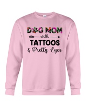 dog mom tattoos ha Crewneck Sweatshirt thumbnail
