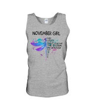 Dragonfly - November girl Unisex Tank thumbnail
