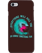 Everything Will Kill You - Shark Wave Phone Case tile