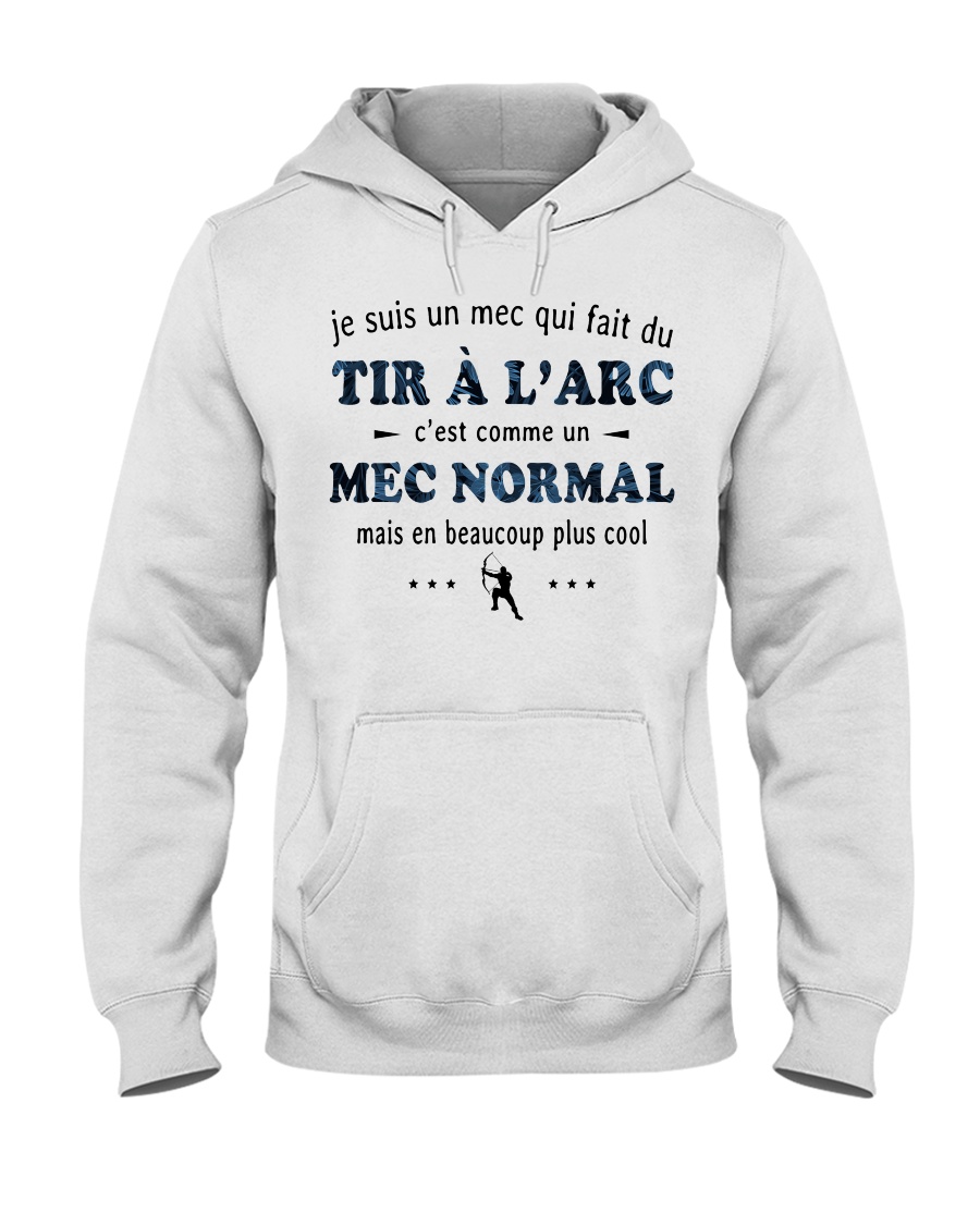 Un Mec Normal - Tir À L'arc Hooded Sweatshirt