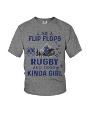 I Am A Flip Flops Kinda Girl - Rugby Youth T-Shirt thumbnail