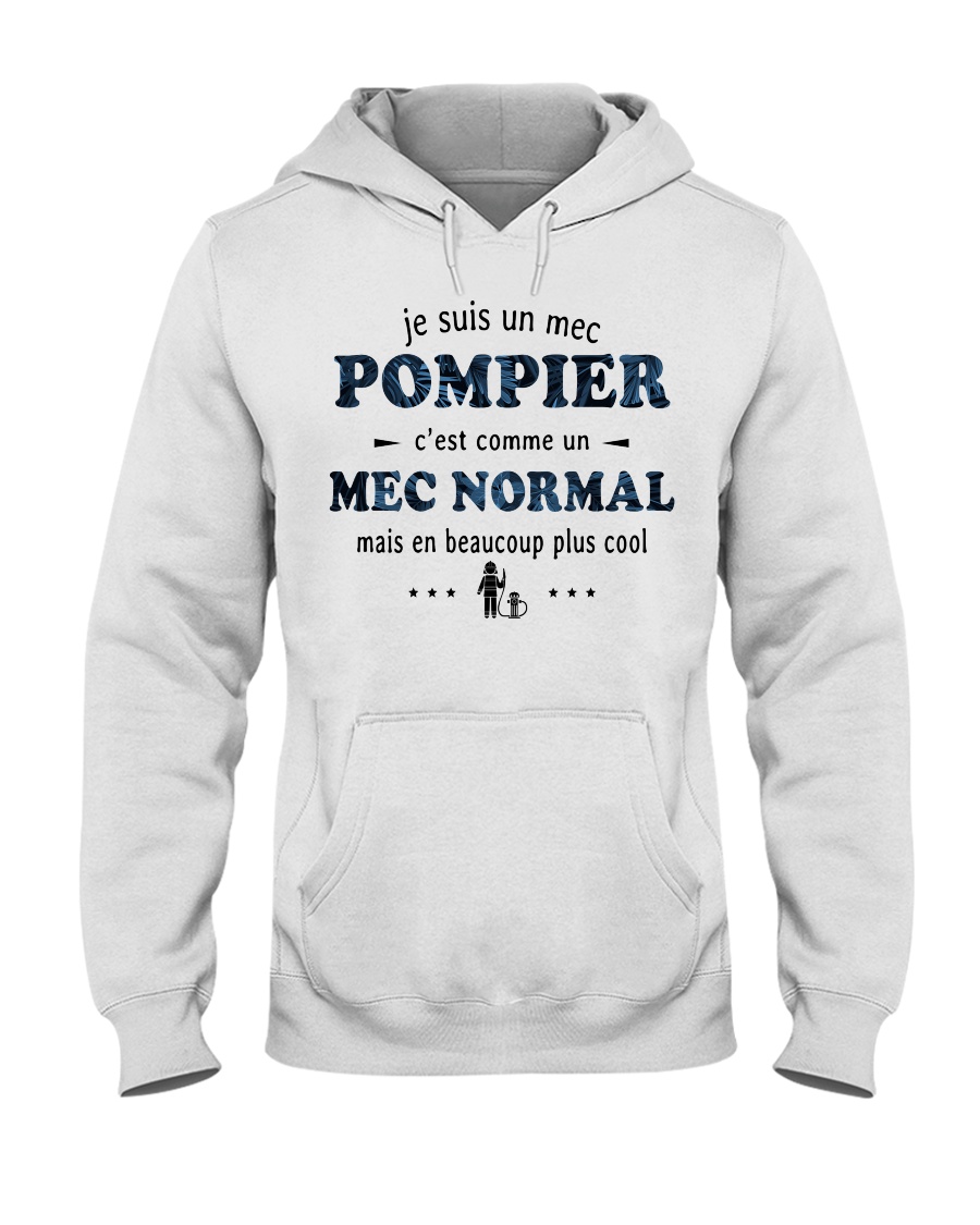 Un Mec Normal - Pompier Hooded Sweatshirt