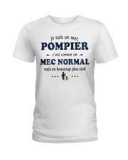 Un Mec Normal - Pompier Ladies T-Shirt thumbnail