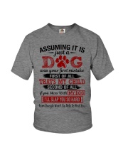 dog - assuming it is just a dog Youth T-Shirt thumbnail