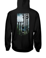Minnesota USA Flag viking beer PT Hooded Sweatshirt back