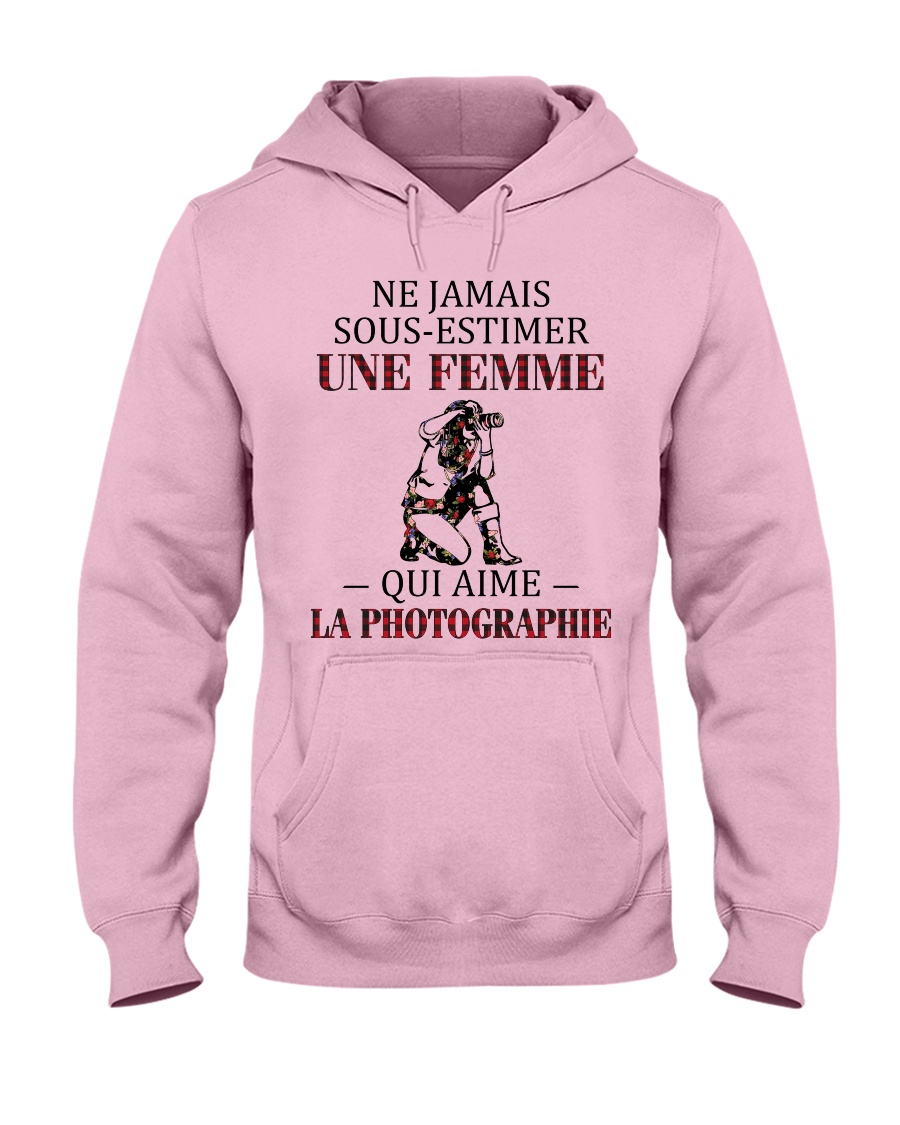 la photographie - sous estimer une femme Hooded Sweatshirt
