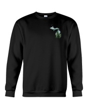 Michigan USA Flag pine tree PT 15 Crewneck Sweatshirt thumbnail