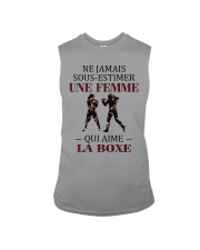 la boxe - sous estimer une femme Sleeveless Tee thumbnail