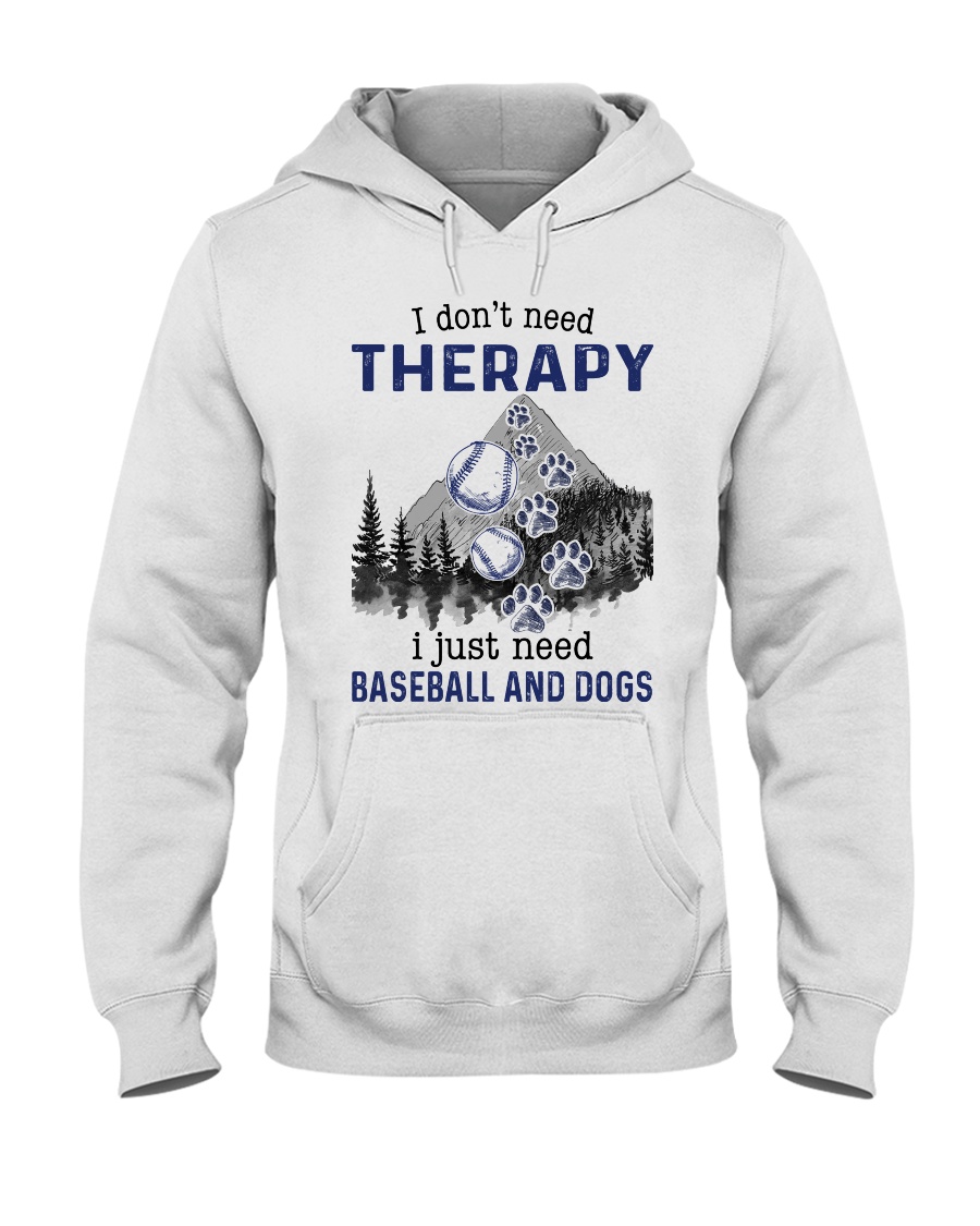 I Don't Need Therapy - Baseball Hooded Sweatshirt