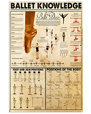 Ballet Knowledge 24x36 Poster front