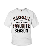 Baseball is my favorite season Youth T-Shirt thumbnail