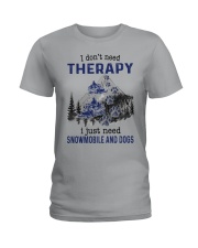 I Don't Need Therapy - Snowmobile Ladies T-Shirt thumbnail