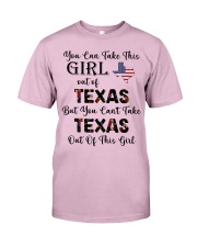 Texas girl - you can Classic T-Shirt thumbnail