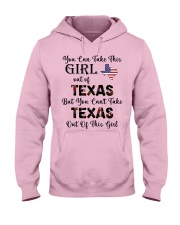 Texas girl - you can Hooded Sweatshirt front