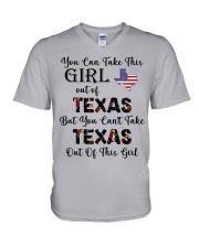 Texas girl - you can V-Neck T-Shirt thumbnail
