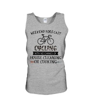 cycling-weekend forecast-cooking Unisex Tank thumbnail
