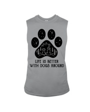 Dog - life is better Sleeveless Tee thumbnail