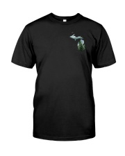 Michigan USA Flag pine trees beer PT Classic T-Shirt thumbnail