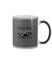Dogs And Crochet - Make Me happy Color Changing Mug thumbnail