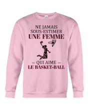 basketball- sous estimer une femme Crewneck Sweatshirt thumbnail