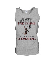 basketball- sous estimer une femme Unisex Tank thumbnail