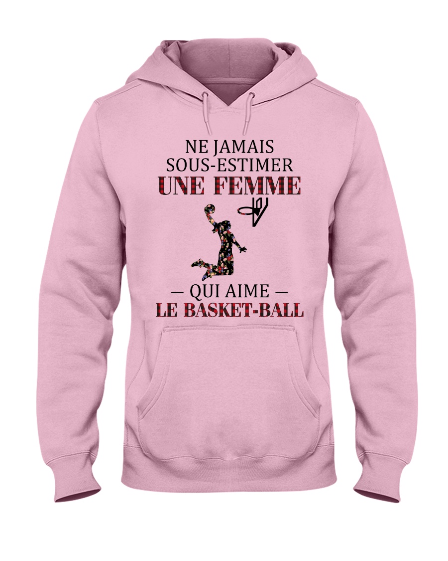 basketball- sous estimer une femme Hooded Sweatshirt