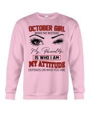 October Girl Personality Crewneck Sweatshirt tile