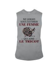 le tricot - sous estimer une femme Sleeveless Tee thumbnail