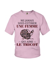 le tricot - sous estimer une femme Youth T-Shirt thumbnail