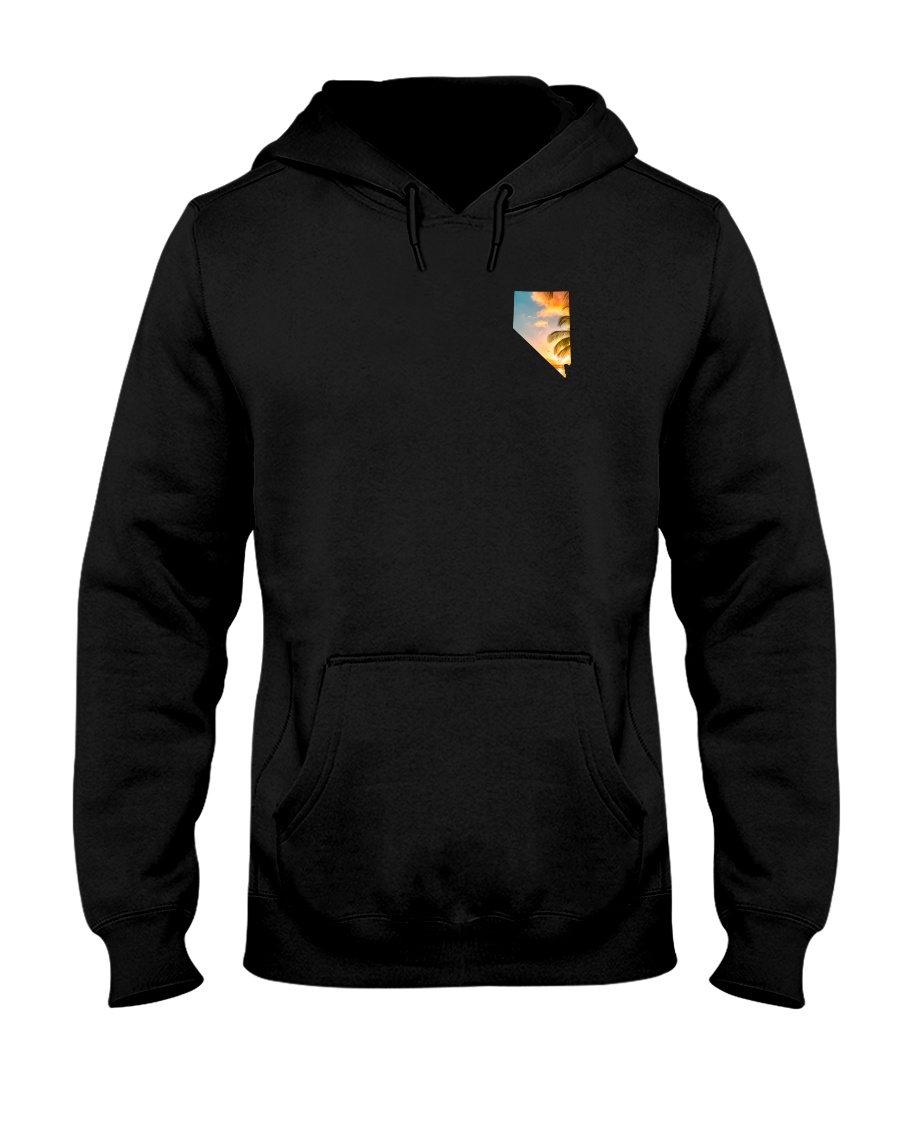 Nevada USA Flag Hooded Sweatshirt