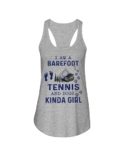 I Am A Barefoot Kinda Girl - Tennis PT Ladies Flowy Tank thumbnail