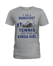 I Am A Barefoot Kinda Girl - Tennis PT Ladies T-Shirt thumbnail