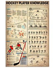 Hockey Player Knowledge 11x17 Poster front