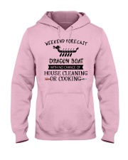 dragon boat-weekend forecast-cooking Hooded Sweatshirt front