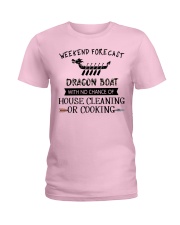 dragon boat-weekend forecast-cooking Ladies T-Shirt thumbnail