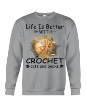 Life Is Better - Crochet Crewneck Sweatshirt thumbnail