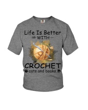 Life Is Better - Crochet Youth T-Shirt thumbnail