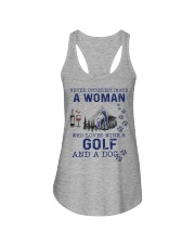 Never Underestimate A Woman - Golf Ladies Flowy Tank thumbnail