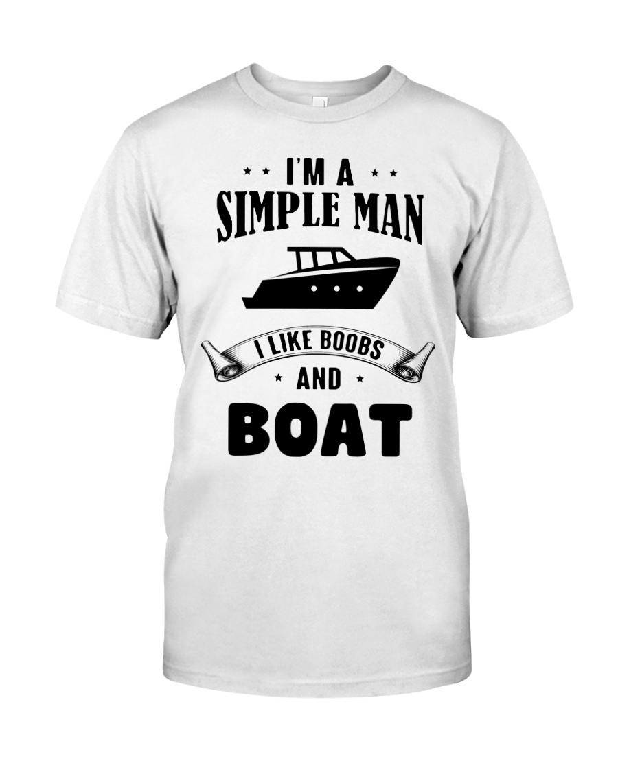 boat- i like boobs and boat Classic T-Shirt
