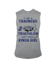 I Am A Flip Flops Kinda Girl - Triathlon PT Sleeveless Tee thumbnail