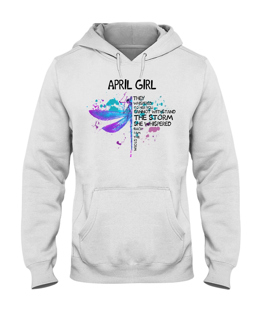 Dragonfly - April Girl Hooded Sweatshirt
