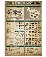 Deer Hunting Knowledge 11x17 Poster front