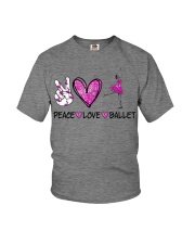Peace Love Ballet Youth T-Shirt thumbnail