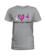 Peace Love Ballet Ladies T-Shirt thumbnail