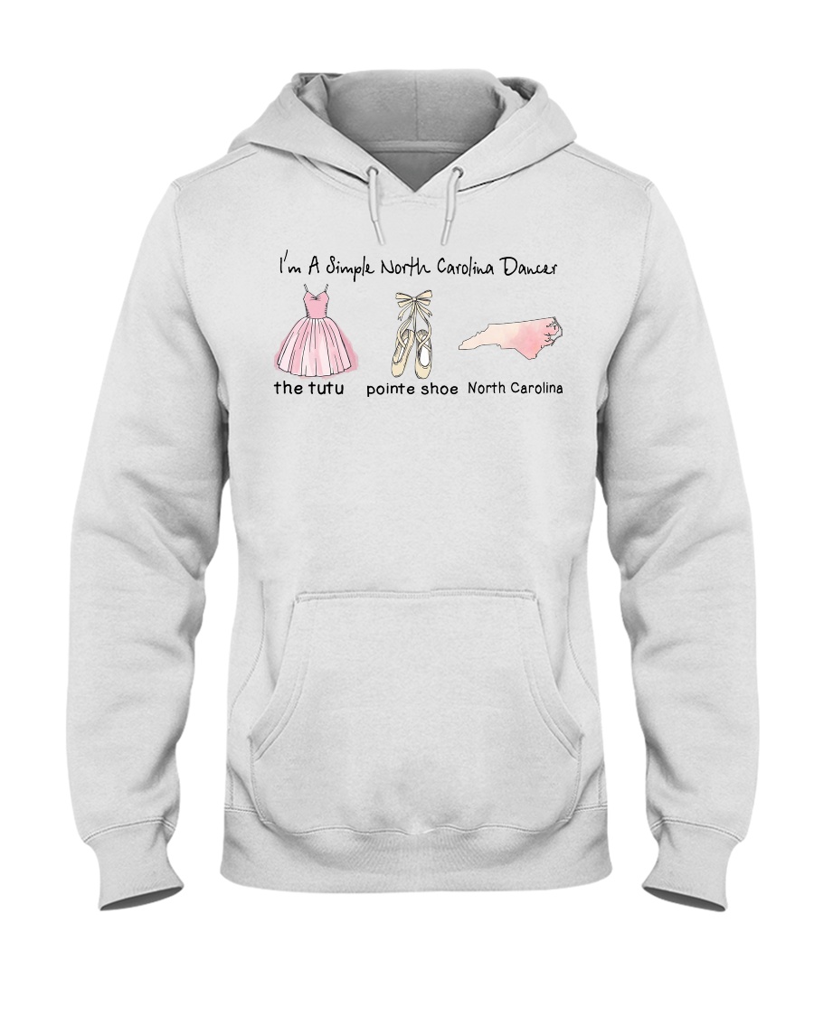 Simple Dancer North Carolina Hooded Sweatshirt