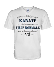 Fille Normale - Karaté V-Neck T-Shirt thumbnail