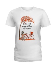 Great Pyrenees Dog - Autumn Ladies T-Shirt thumbnail