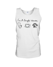 Nurse - simple woman Unisex Tank tile