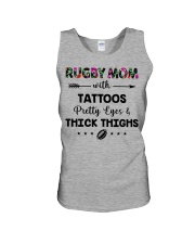 Rugby mom with tattoos Unisex Tank thumbnail