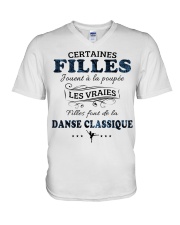 Filles Font De La Danse Classique V-Neck T-Shirt thumbnail